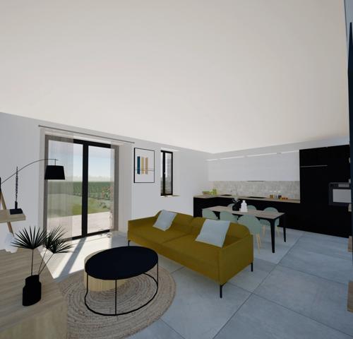 Longère à rénover, 94m2 sur terrain clos de 655 m2, SAINT MARTIN SUR OUST (56200)