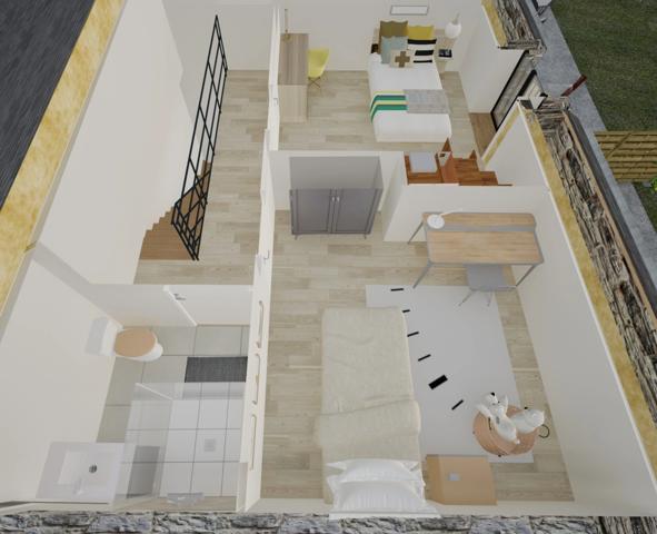 Longère à rénover, 94m2 sur terrain clos de 655 m2, SAINT MARTIN SUR OUST (56200)