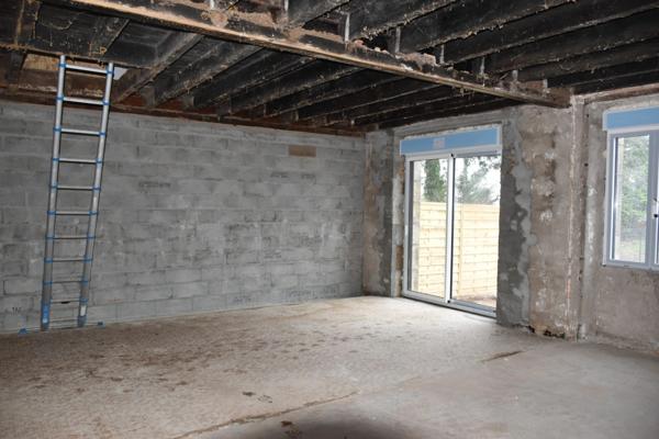 Longère à rénover, 94m2 sur terrain clos de 655 m2, SAINT MARTIN SUR OUST (56200)