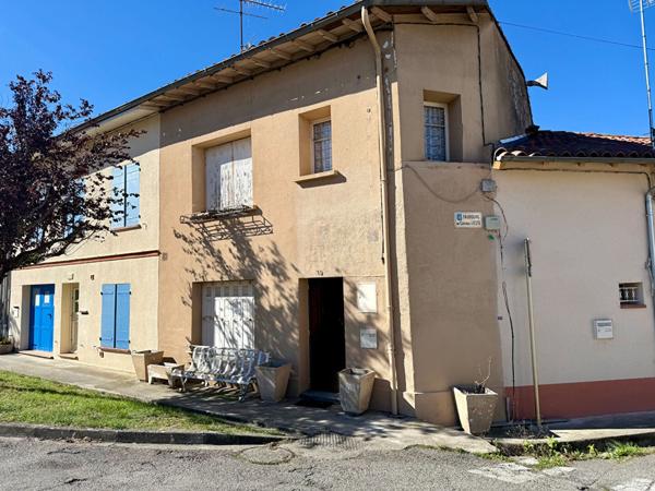 MAZERES : MAISON T3 AVEC GARAGE ET COUR EXTERIEURE