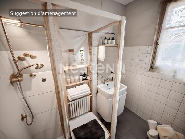 MAZERES : MAISON T3 AVEC GARAGE ET COUR EXTERIEURE