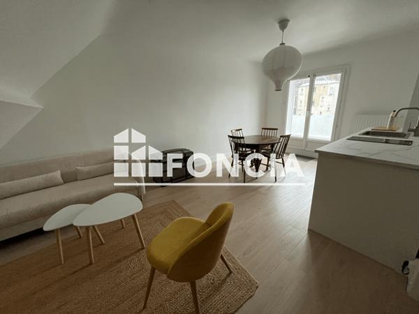 Location Appartement meublé 2 pièces 35.54 m² - 6 RUE ROGER SALENGRO Tours 37000