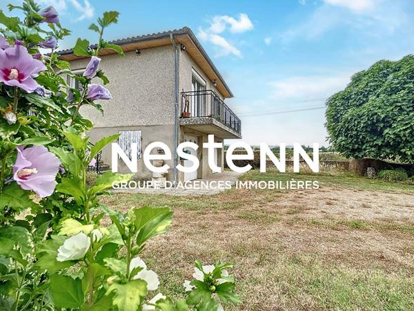 A vendre Maison102 m2 à Feugarolles, 4 chambres avec dépendances et parc de 7500m²