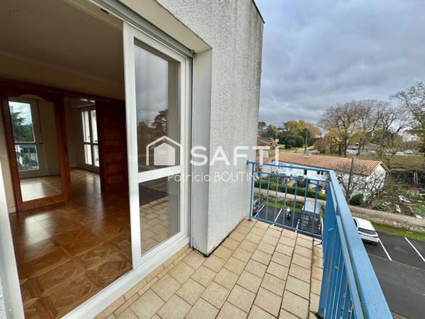 NIORT APPARTEMENT 1 CHAMBRE, DEUX BALCONS ET CAVE !