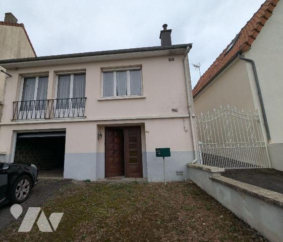 A VENDRE - Pas-de-Calais - SAINT MICHEL SUR TERNOISE - MAISON 60m² HAB. A RAFFRAICHIR AVEC GARA...