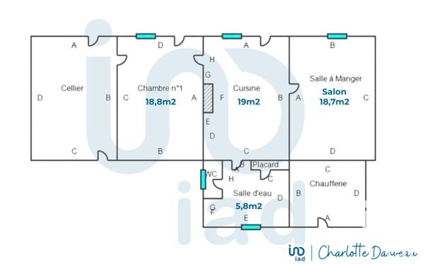 Maison à vendre 4 pièces 80 m² Beaumont-le-Roger