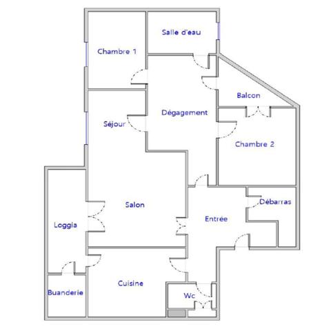 Proche de la Vallée du Cens – Appartement de 81m²