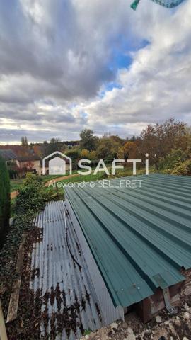 Maison 3 chambres, stationnement voiture, jardin