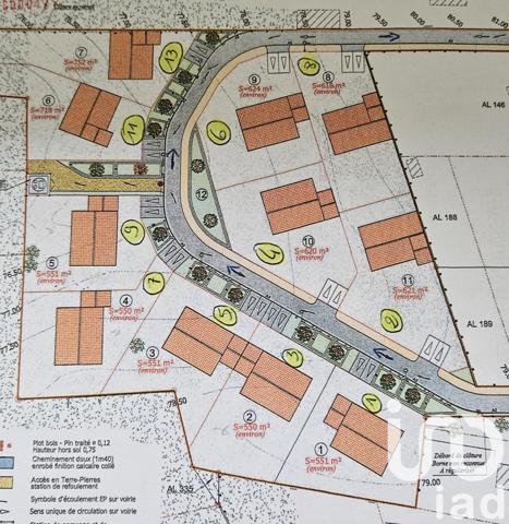 Terrain à vendre 752 m² Fléac