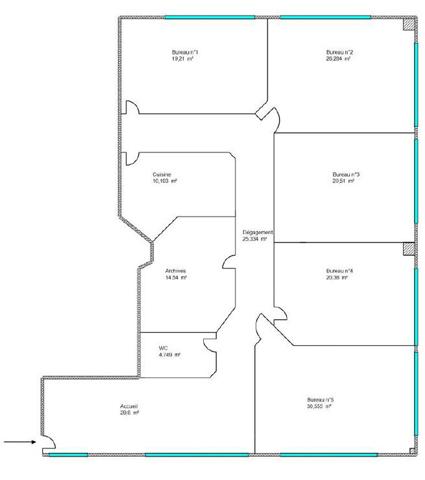 NOUVEAU Grasse Sud 201m² de bureaux avec 5 parkings