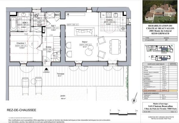 Grimaud, Maison 5 Chambres -  126 m² à vendre