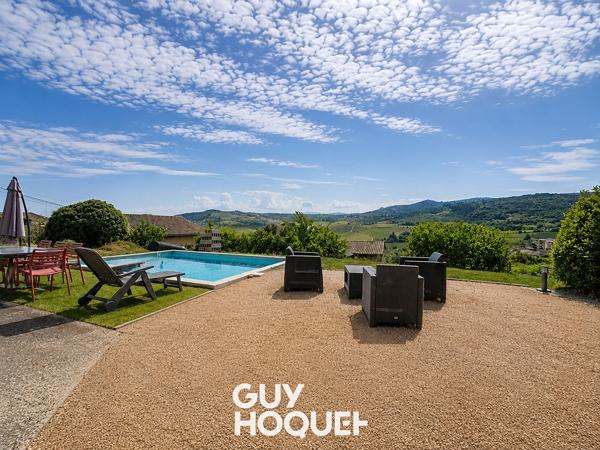 Maison 3CHBS - Vue et Piscine - 71570 LEYNES
