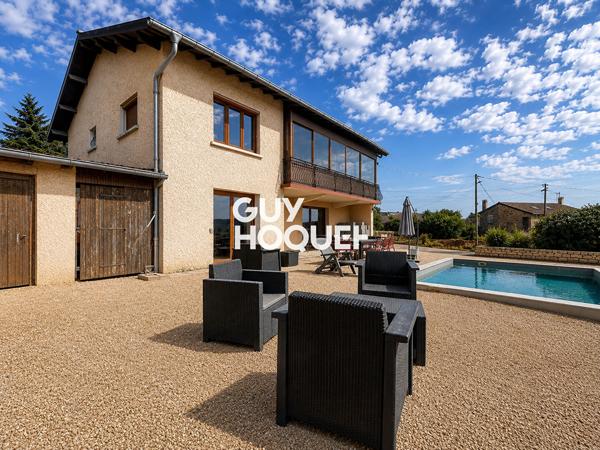 Maison 3CHBS - Vue et Piscine - 71570 LEYNES