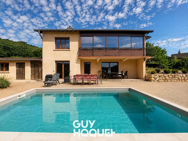 Maison 3CHBS - Vue et Piscine - 71570 LEYNES