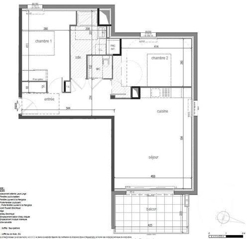 Appartement T3 à vendre  3 pièces - 70 m2 PENESTIN - 56