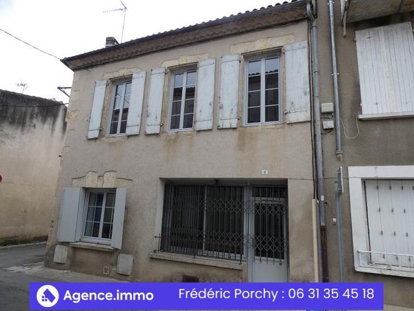 À vendre - Maison mitoyenne 2 côtés, 5 pièces située à Condom (32100)