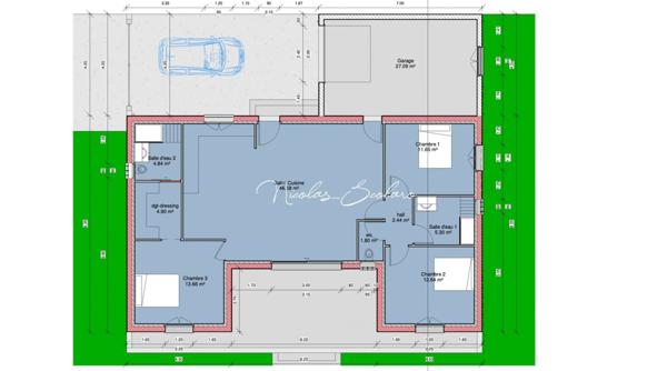 Maison 4 pièces de 106 m² à Aubignan (84810)