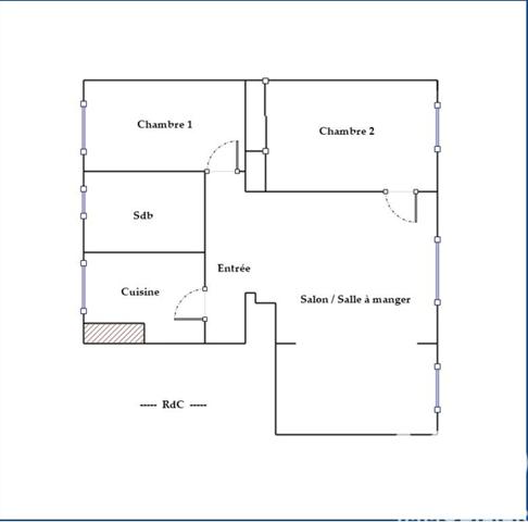 Appartement à vendre 3 pièces 63 m² Sceaux