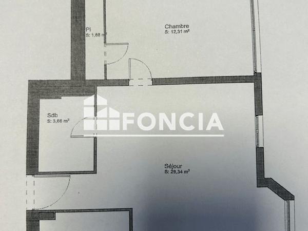 Location Appartement 2 pièces 52.34 m² - Lourdes 65100