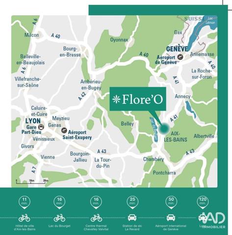 Appartement à vendre 4 pièces 89 m² Aix-les-Bains