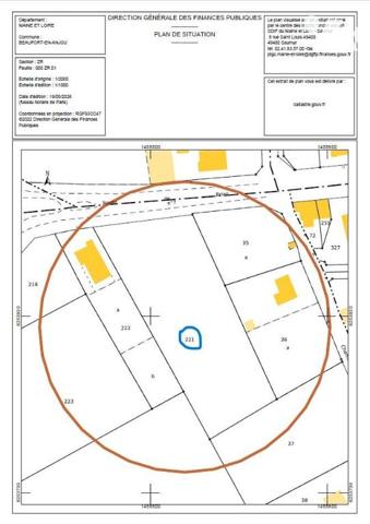 Vente Parcelle de terre BEAUFORT EN ANJOU (49250), Beaufort-en-Vallée