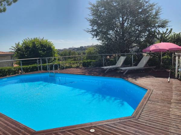 Maison à vendre 8 pièces ANGOULEME (16) Secteur SAINT-CYBARD 5 chambres, jardin, piscine, double garage