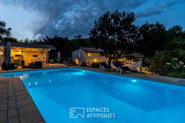 Maison familiale dans un cadre bucolique