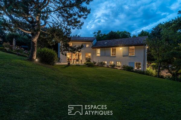 Maison familiale dans un cadre bucolique