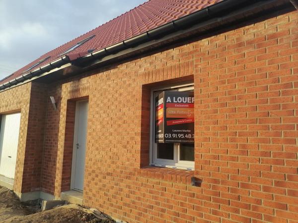 Location Maison100 m² - 4 Pièces - LATTRE ST QUENTIN (62810)