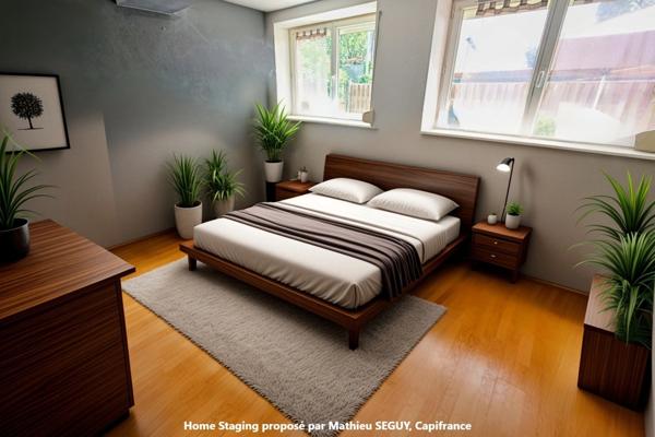 Appartement avec cour et stationnement privatif en campagne