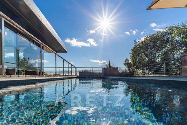 Villa d'architecte avec vue panoramique