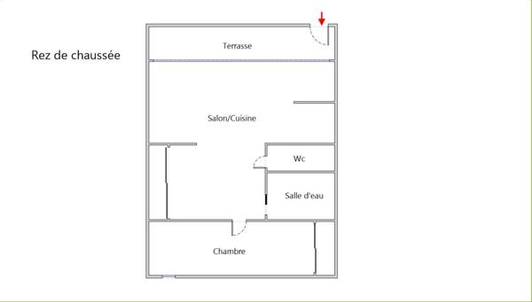 Le Grau-du-Roi (30240) APPARTEMENT TYPE T2 EN REZ DE JARDIN AVEC TERRASSE