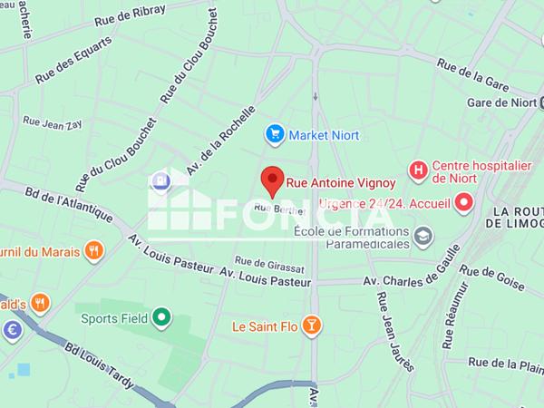 Location Studio 53.92 m² - RUE ANTOINE VIGNOY Niort 79000