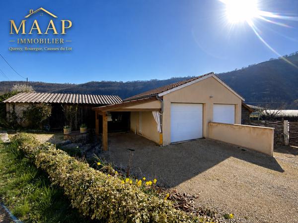 CAJARC – Maison entièrement rénovée - piscine couverte, grand garage 265 000 €