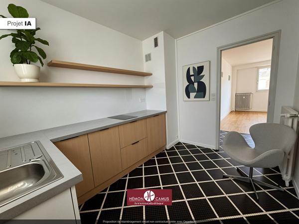 NANTES- appartement 47m²-1chambre-Cave-Parking.,  
Nantes 44100