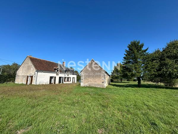 LONGERE 3 CHAMBRES DÉPENDANCES SANS TRAVAUX EN CAMPAGNE DE VICQ SUR NAHON (INDRE 36)