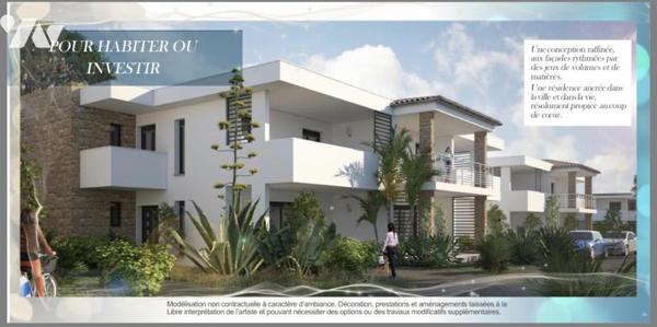 VEFA d'un Duplex de type 3 avec terrasses et jardin 
