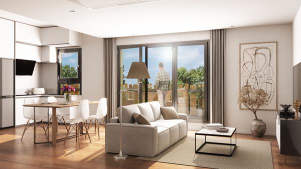 Appartement de type 2 à vendre sur ANGERS - Les Hauts de St Aubin