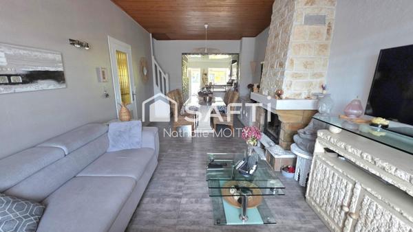 Agréable maison avec jardin et 2 garages