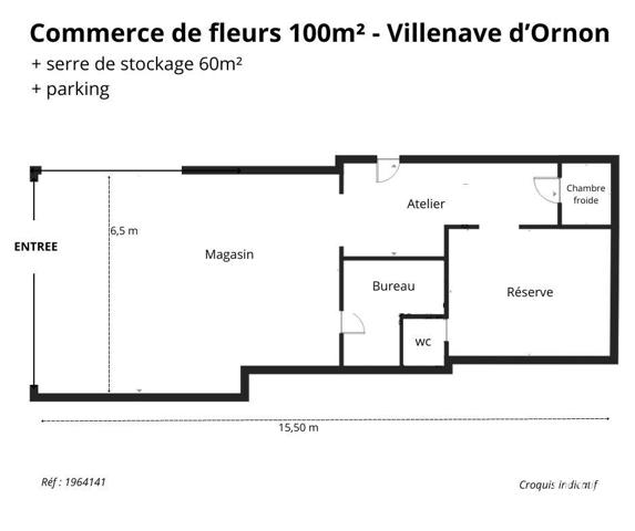 Boutique/Local commercial à vendre 100 m² Villenave-d'Ornon