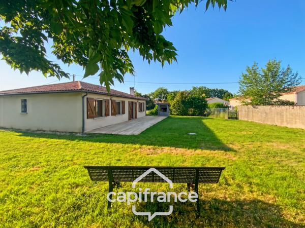 Maison de plein-pied - 125 m² - 4 pièces - Terrain 991 m² SAINTE LIVRADE SUR LOT (47)