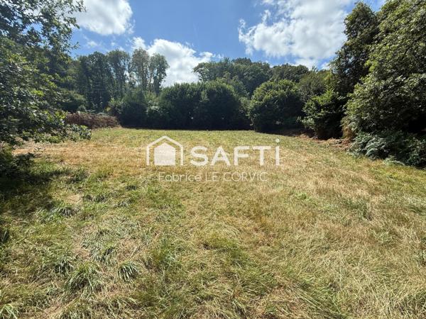 A VENDRE TERRAIN DE 470 M2 NON VIABILISE A LA SORTIE DE LOCMINE