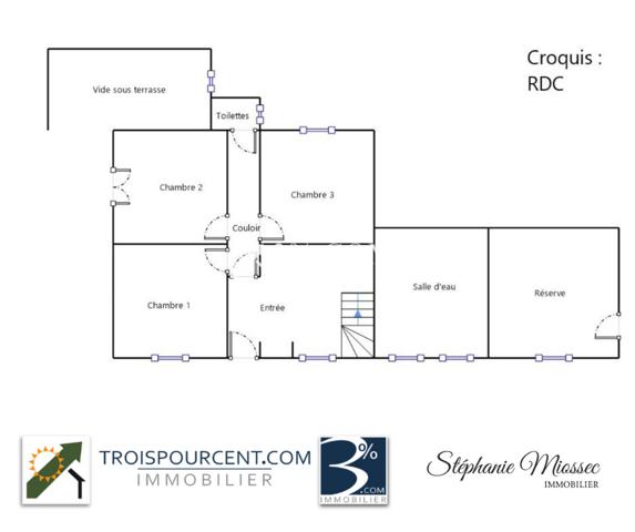 Maison 4 pièce(s) 3 chambre(s) 120 m²