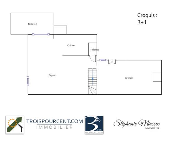 Maison 4 pièce(s) 3 chambre(s) 120 m²