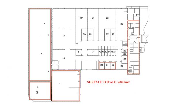 Murs commerciaux  à vendre 6 825 m² Meaux