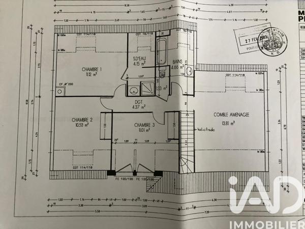 Maison à vendre 6 pièces 125 m² Vémars