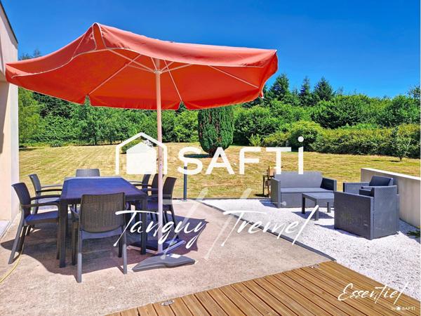 Maison lumineuse et grand terrain à QUISTINIC