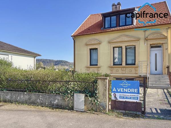 À VENDRE – MAISON INDIVIDUELLE AVEC BEAU TERRAIN – FORBACH