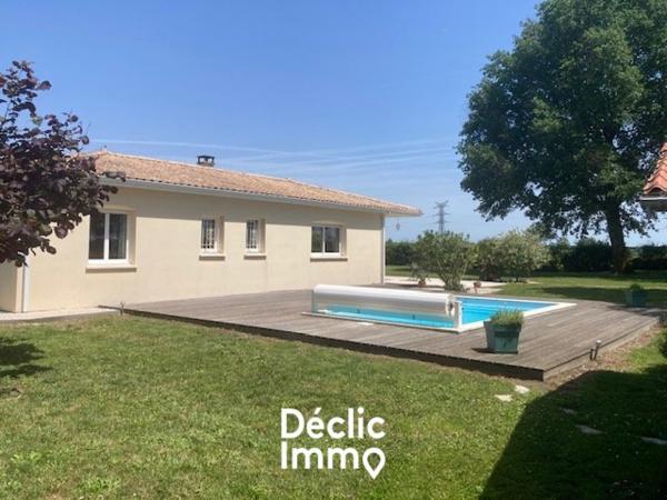 Vente maison contemporaine Saujon, 134m² 5 pièces 495 900€ avec piscine