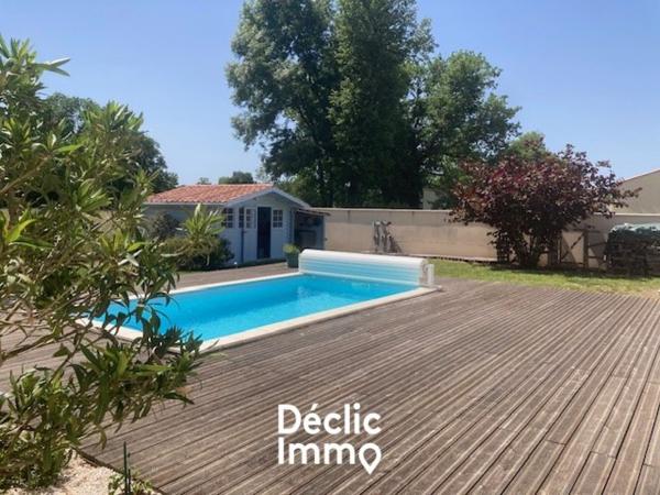 Vente maison contemporaine Saujon, 134m² 5 pièces 495 900€ avec piscine